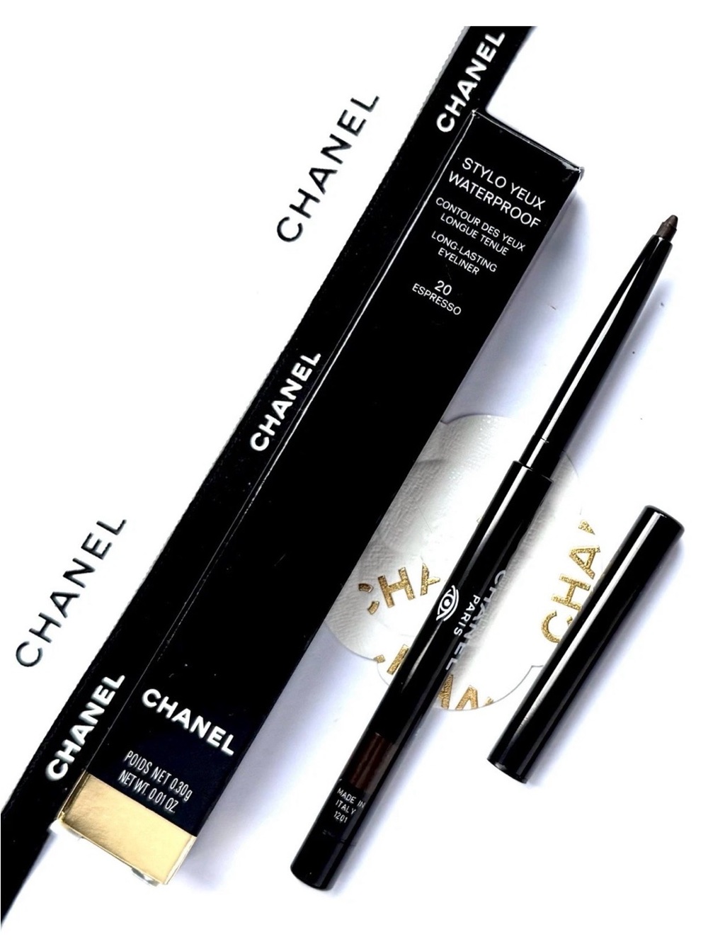 CHANEL Stylo Yeux Waterproof Long-Lasting Eyeliner - Espresso (Brown) NIB